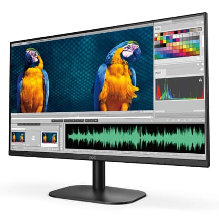 Monitor AOC 21.5" Pure VA 1920x1080 100Hz 4 ms VGA HDMI Adaptive Sync