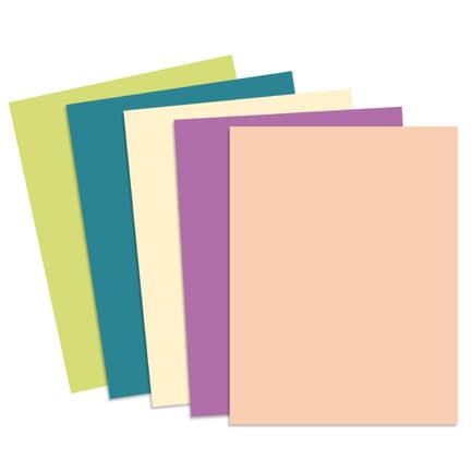 Papel cortado Eurocolors carta colores Arcoiris Candy paq c/100