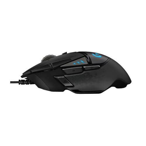Mouse Logitech(D90) G502 Gaming Hero Alámbrico Alto Rendimiento Color Negro