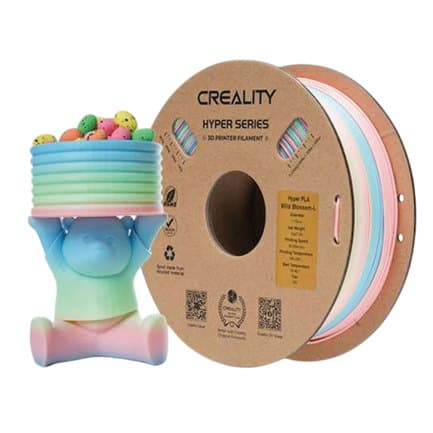 Filamento Creality Pla Hyper Arcoiris Spring Lake 1.75mm 1kg