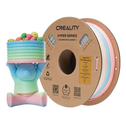 Filamento Creality Pla Arcoiris Wild Blossom Long 1.75mm 1kg